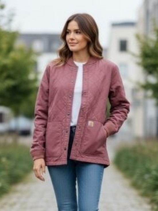 Carhartt Jackets & Blazers - Carhartt Quilted Utility Jacket in Dusty Rose